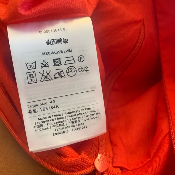 Red Valentino Cotton Embroidered Dress size 40 - Picture 6 of 7